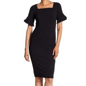 🔥 Host pick! 🔥DONNA MORGAN Ruffle Sleeve Dress